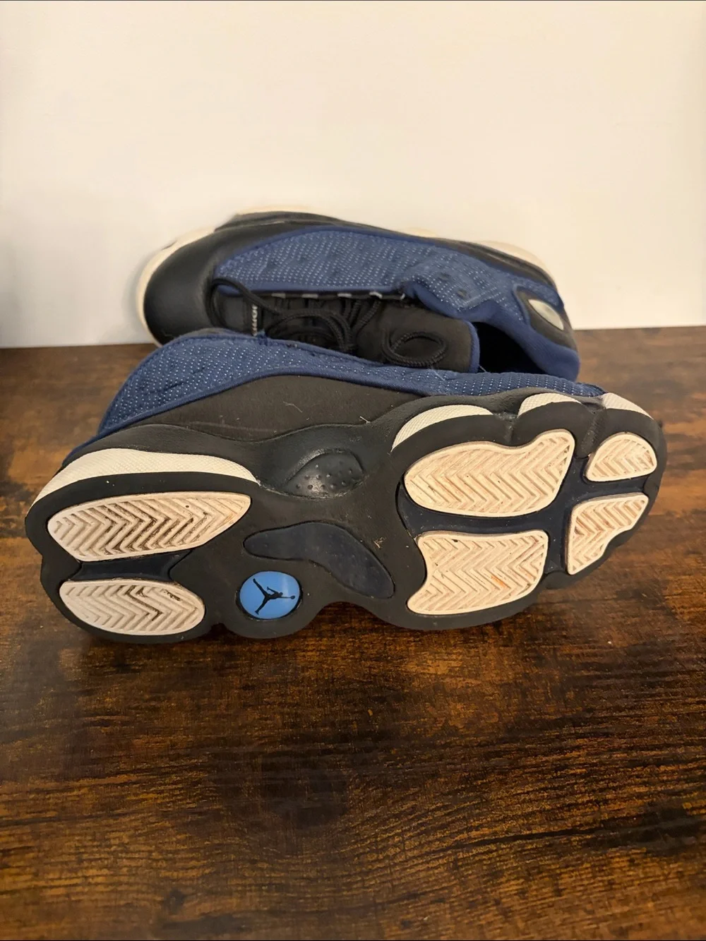 Kids Air Jordan Retro 13 Style Navy & Black Sneakers